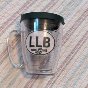 LLBean Tervis Clear Tumbler with Green Lid